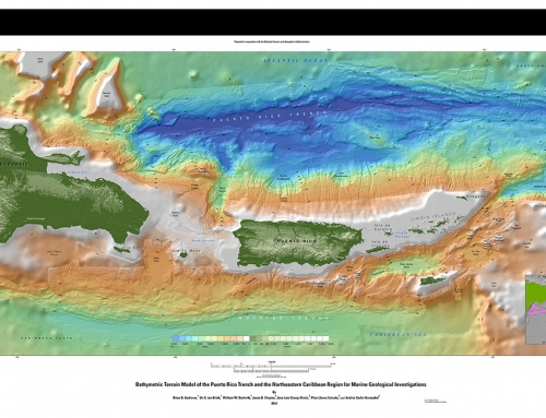 Modelo batimétrico de la trinchera de Puerto Rico y la región noreste del Caribe (2014)